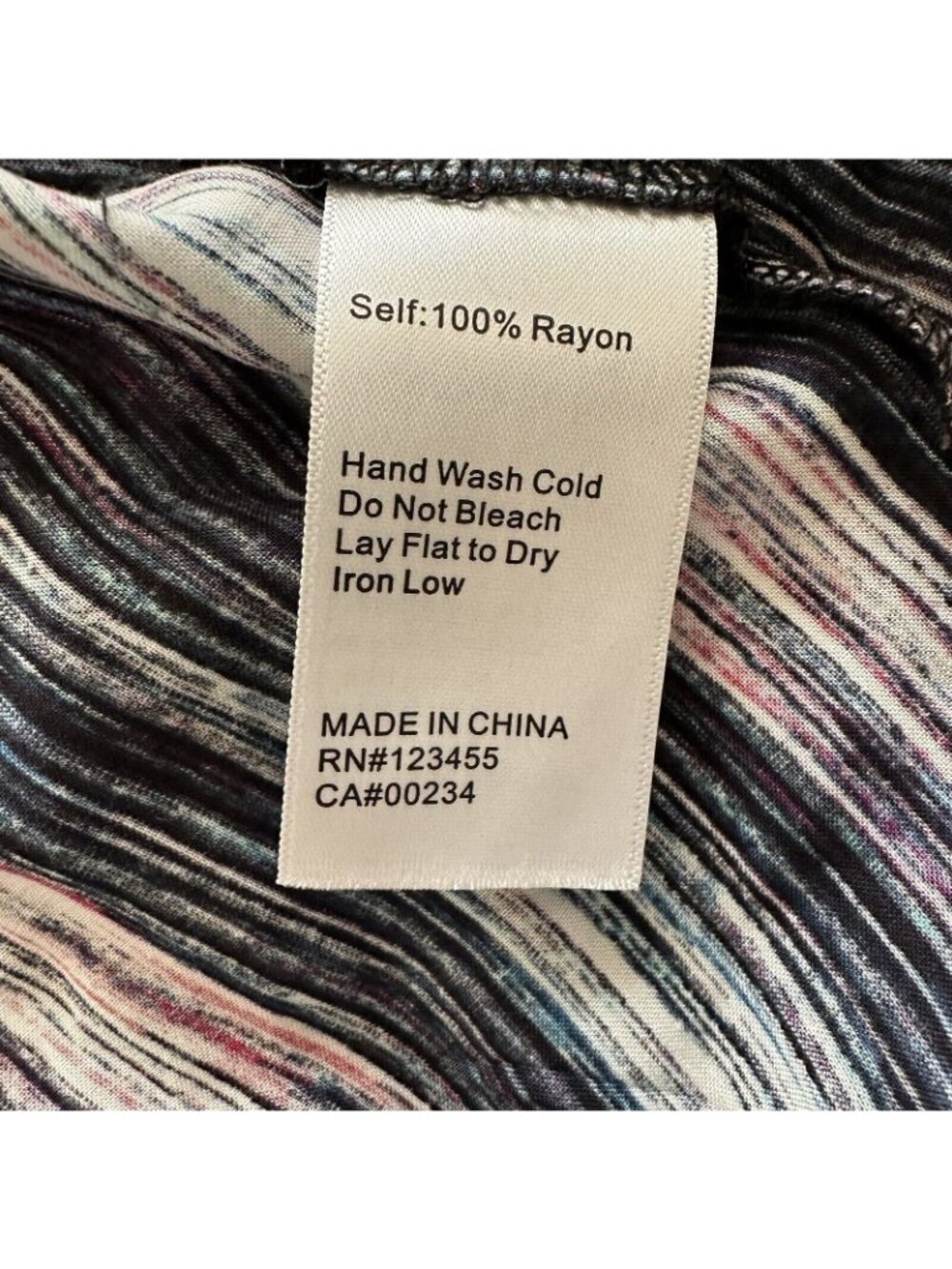 Lord & Taylor Design Lab Cold Shoulder Cinched Waist Mini Dress Multi Color LG - Picture 8 of 8